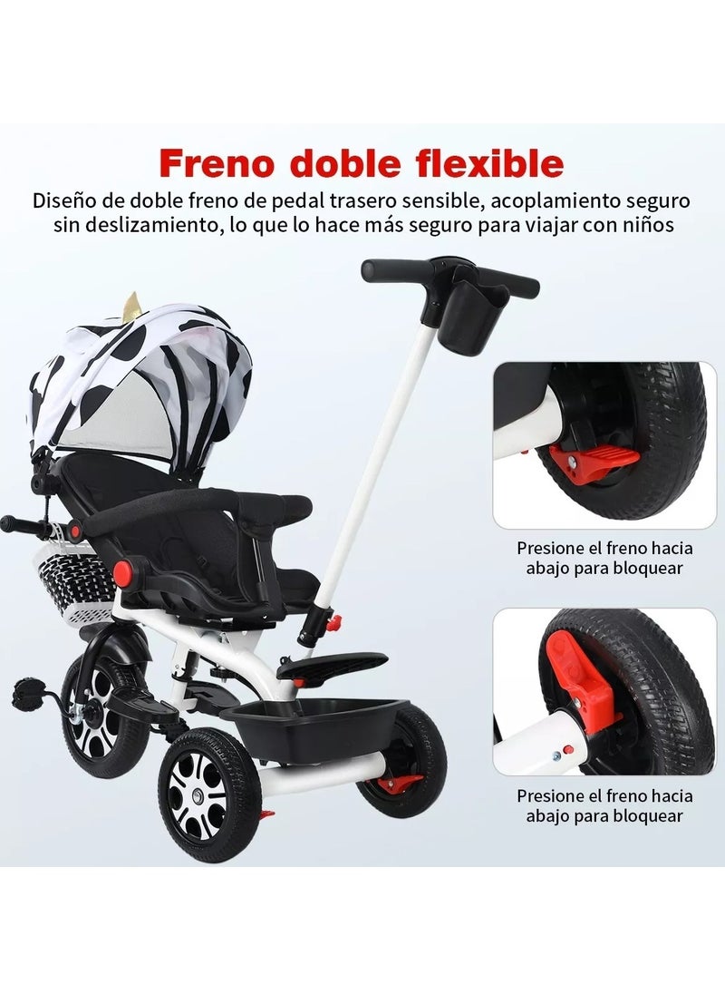 5 in 1 Foldable and Portable Tricycle Baby Stroller