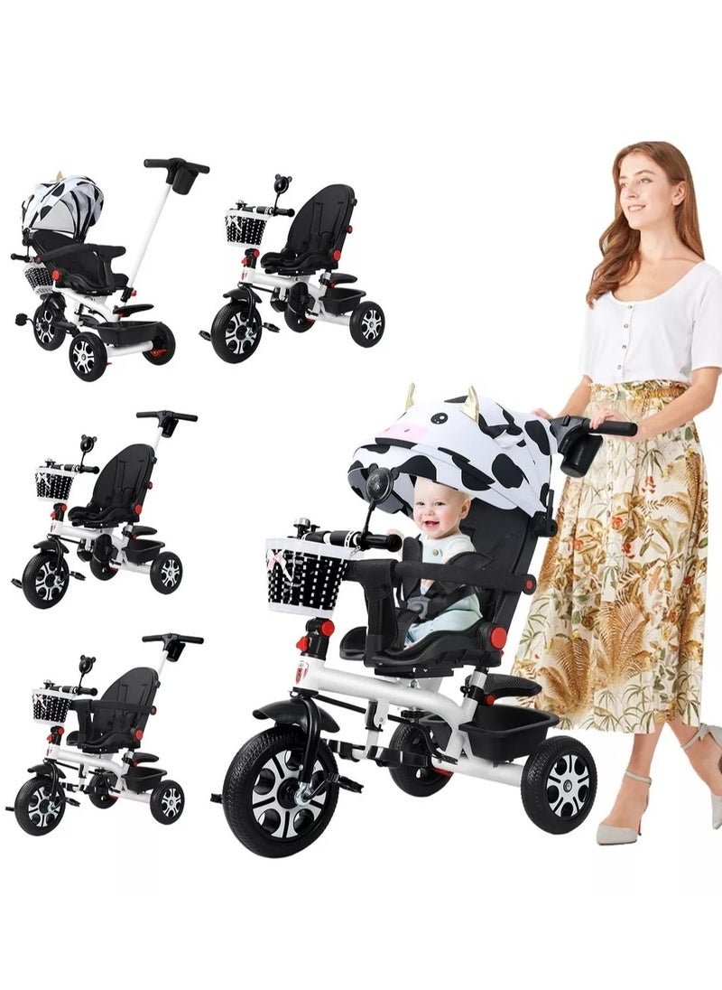 5 in 1 Foldable and Portable Tricycle Baby Stroller