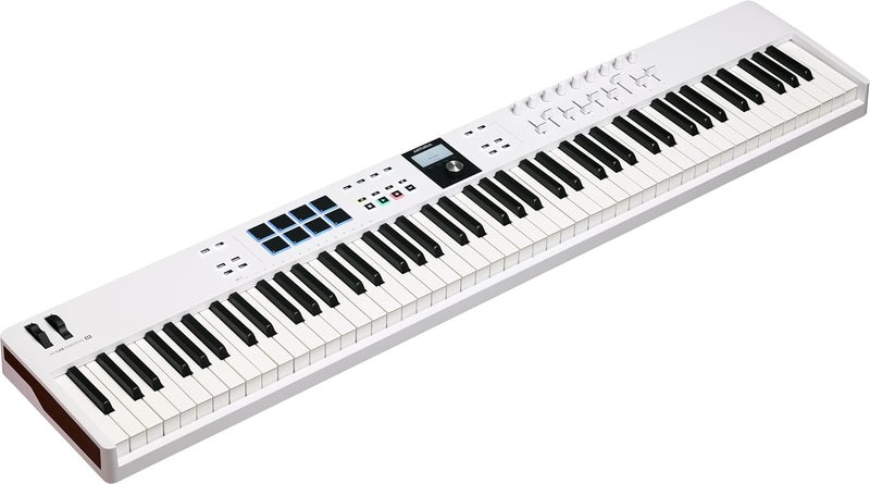 Arturia KeyLab Essential 88 mk3 - 88 Key USB MIDI Controller Keyboard with Analog Lab V Software Included, White - Image 1