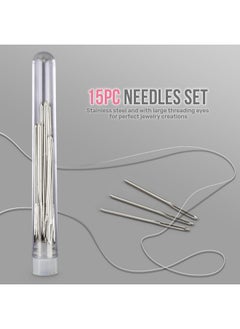 Hi-Spec 17Pc Jewellery Making Tool Kit & 600Pc Findings Accessories Box Set. Pliers & Wires For Handmade Bracelets, Necklaces, Earrings And Charms Arts & Crafts  - Image 3