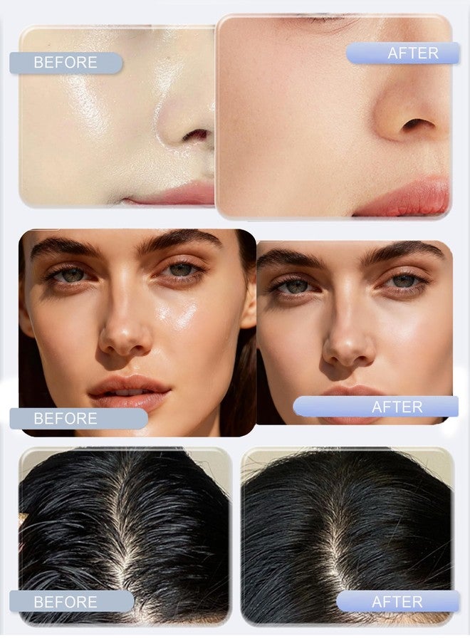 Okerker 500 Sheets Makeup Oil Blotting Paper with Powder - Portable Compact - Image 3