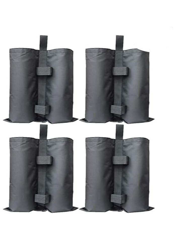 Captaintech Canopy Weight Bags, 4 Pack Double-Stitched Sand Bags for Canopy Legs, Tent Weights for Legs, Heavy Duty Gazebo Weights Sandbags for Patio Umbrella Base, Outdoor Pop Up Tent, Sun Shelter, Pool Ladder - Image 1