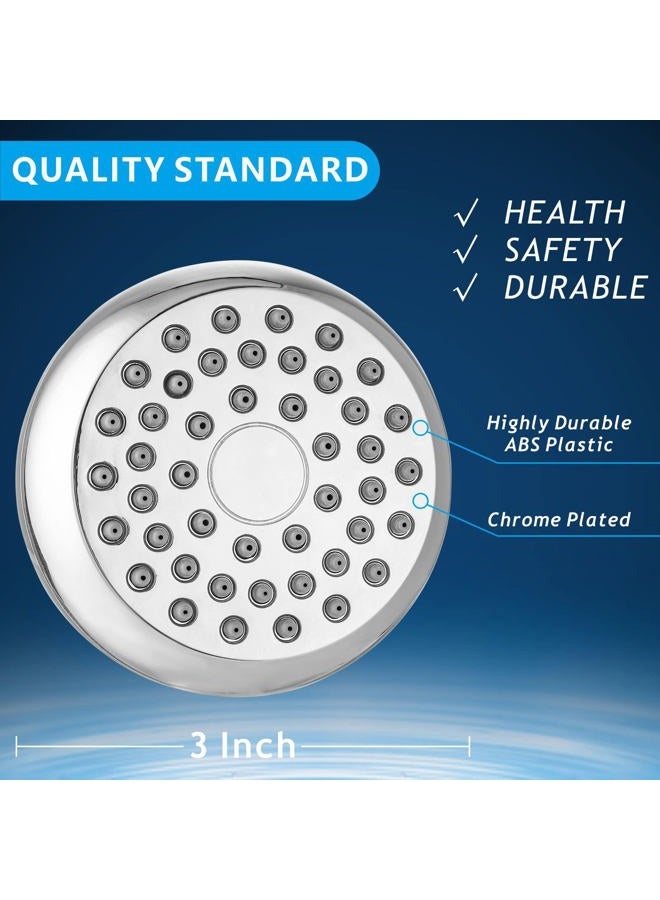 Nuodan High Pressure Shower Head - Powerful Bathroom Pressure Boosting Showerhead - Perfect Universal Replacement for Rain Shower Heads(Chrome) - Image 5