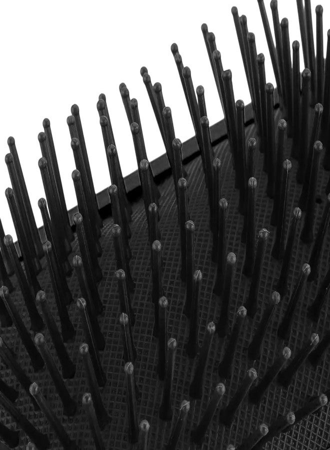 BLUSHIA Paddle Hair Brush - Large Square Air Cushion Paddle Brush with Ball Tip Bristles - Black Paddle Brush for Men - Image 3