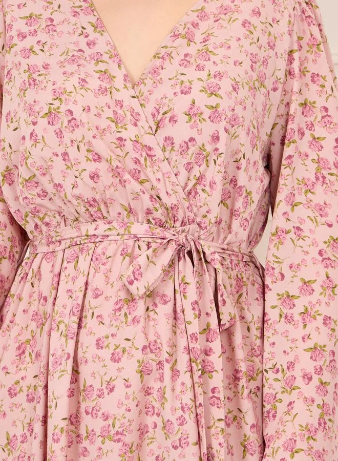 Styli Floral Print Dress