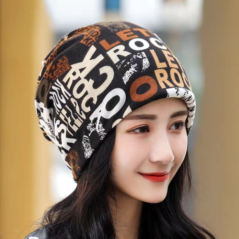 Versatile Autumn Winter Twist Scarf Cap No. 48 cool english 