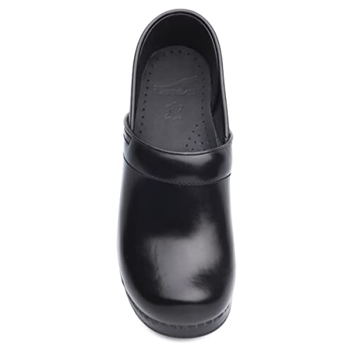 Dansko Women’s Professional Slip-On Clogs –Rocker Sole and Arch Support for Comfort-Ideal for Nursing, Food Service, Healthcare Black Cabrio 9.5-10 Narrow US - Image 2