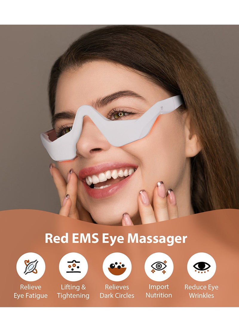 احتياج البشرة جهاز تدليك العين بتقنية EMS والضوء الأحمر – 4 أوضاع و3 درجات شدة، للعناية بالعين وتقليل الهالات السوداء والانتفاخات  - Image 3