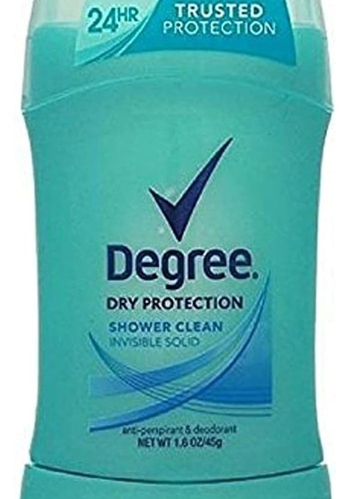 Degree Shower Clean Dry Protection Antiperspirant Deodorant Stick, 1.6 oz - Jasmine Scent - Image 1
