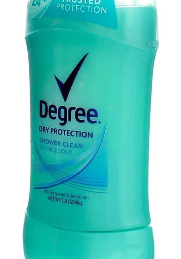 Degree Shower Clean Dry Protection Antiperspirant Deodorant Stick, 1.6 oz - Jasmine Scent - Image 3
