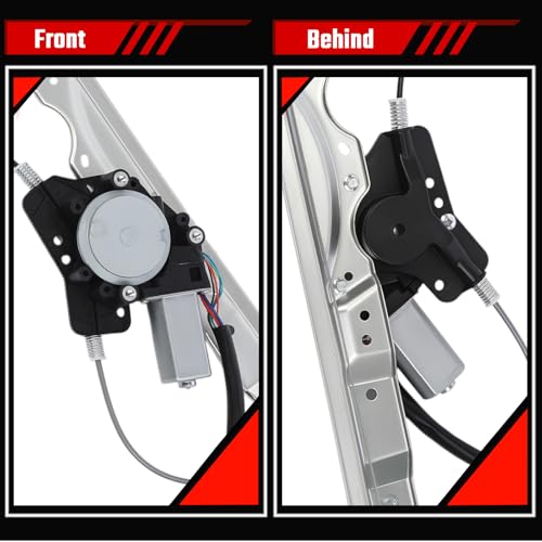 ISINFLASH 748-524 Front Left Driver Side Power Window Lift Regulator with Motor (6 Pins) Compatible with Nissan Pathfinder Armada 2004/ Armada 2005-2013/ Titan 2004-2010/ Infiniti QX56 2004-2010 - Image 3