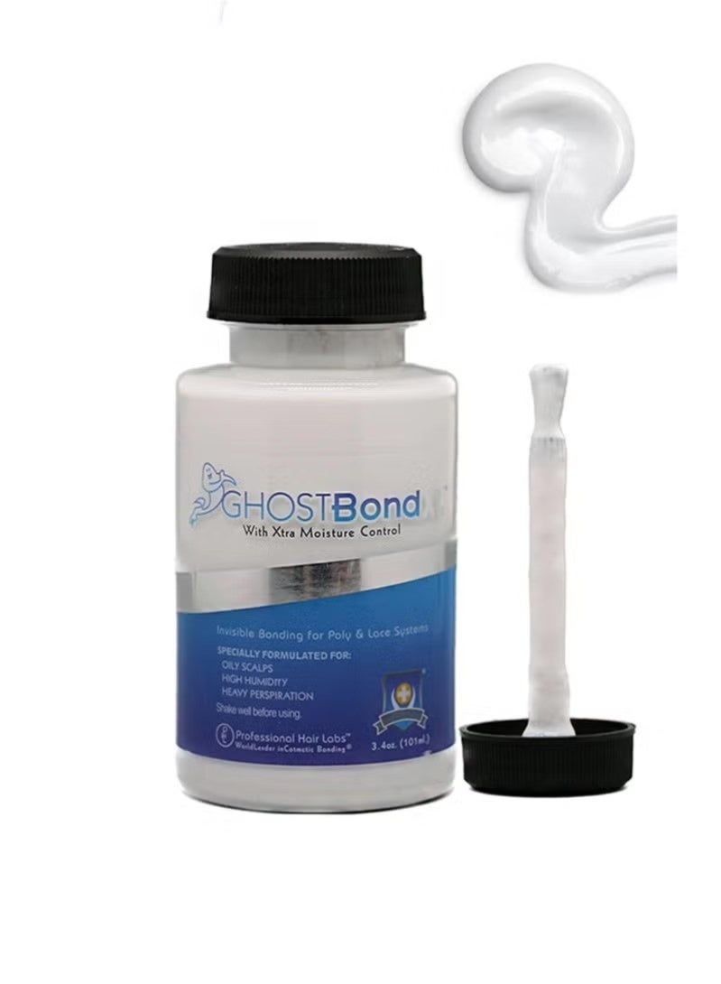 Ghost Bond Invisible Wig Adhesive 101ml, Waterproof, Oil-Proof, Non-Toxic, Hair Replacement Adhesive for Polyester and Lace Wigs - Image 1