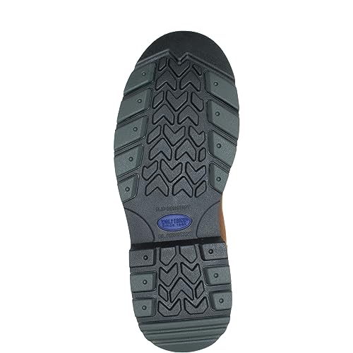 WOLVERINE mens DD Work Wellington Dark Brown 9.5 M US - Image 4