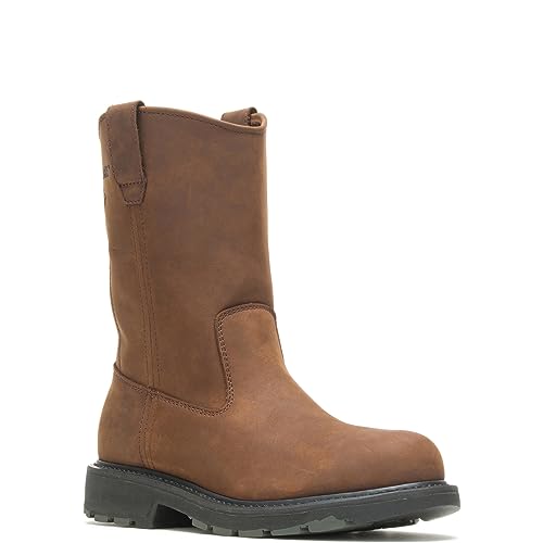 WOLVERINE mens DD Work Wellington Dark Brown 9.5 M US - Image 2