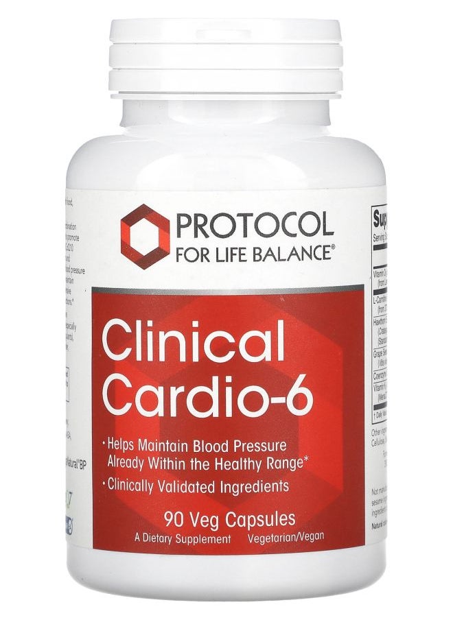 Protocol For Life Balance Clinical Cardio-6 90 Veg Capsules  - Image 1