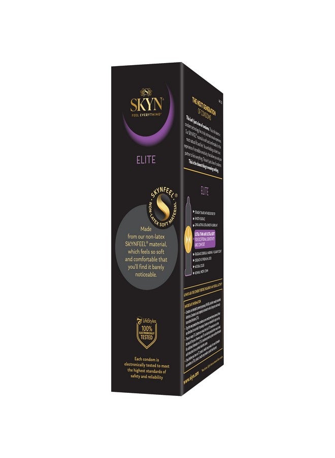 skyn SKYN Elite, 10 Count, Ultra-Thin, Lubricated Latex-Free Condoms  - Image 5