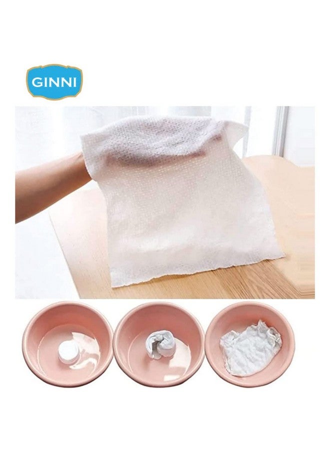 GINNI مناديل إزالة المكياج من كلين ألو فيرا، 7 عبوات (10 مناديل لكل عبوة) + مناديل جيني السحرية (50 قطعة) | لطيفة، صديقة للبشرة، جاهزة للسفر، مناديل تنظيف مرطبة - Image 4