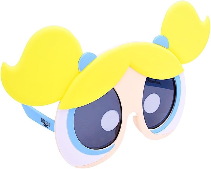 Sun-Staches Power Puff Girls Sunglasses | Bubbles, Blossom & Buttercup | UV400 | One Size Fits Most - Image 1