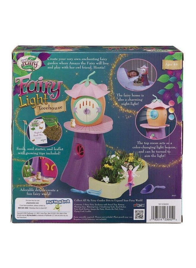 My Fairy Garden - Light Treehouse Colorchanging Light That Moves! Plant And Grow Your Own Magical Garden Ages 4+ - Image 1