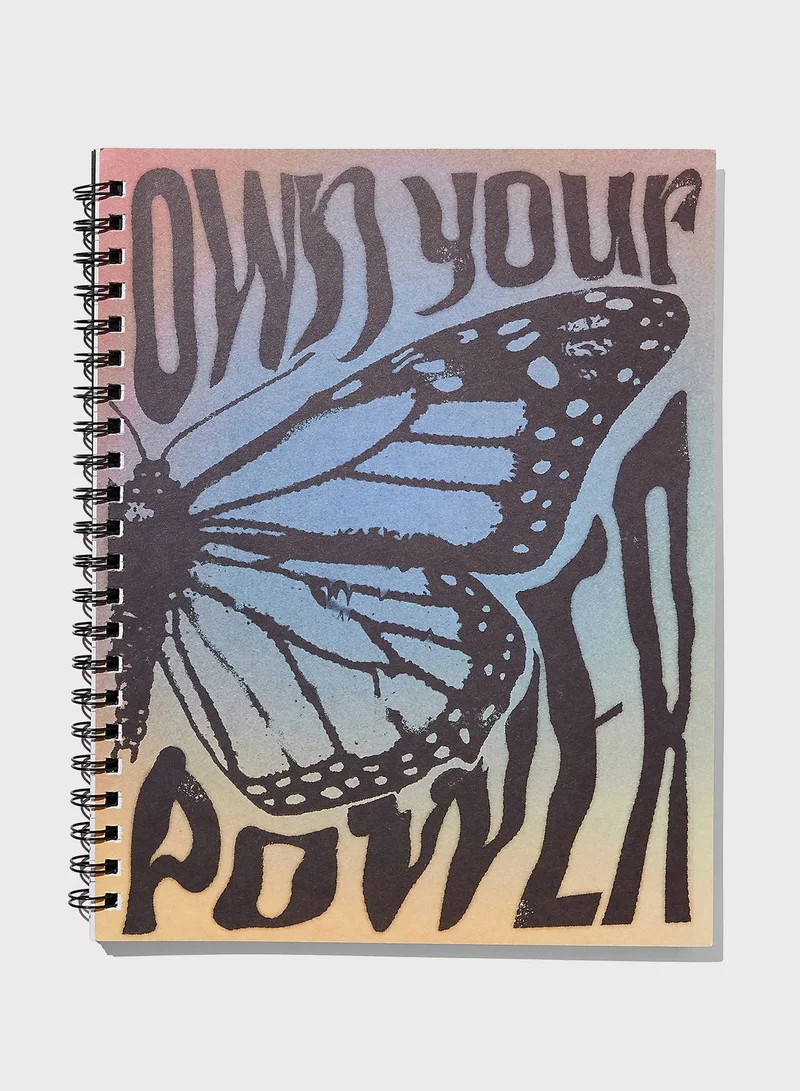 Typo Own Your Power Butterfly A4 Campus Notebook