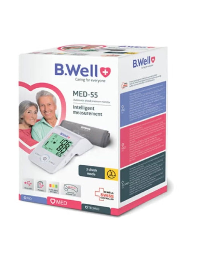 B.Well جهاز قياس ضغط الدم الأوتوماتيكي – MED 55 - Image 1