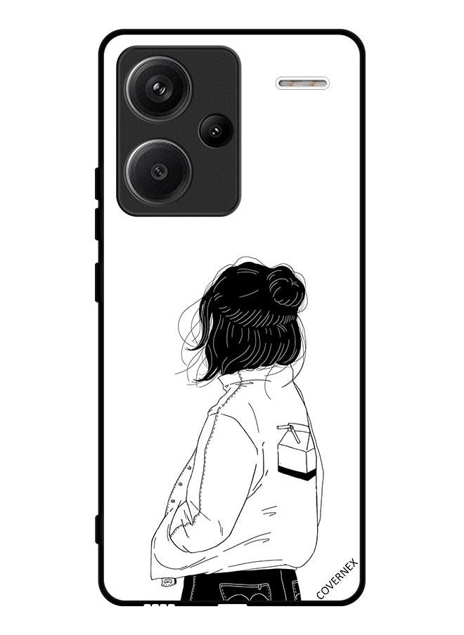 Covernex Protective Case Cover For Xiaomi Redmi Note 13 Pro Plus Girl Think Very Deep  - Image 1