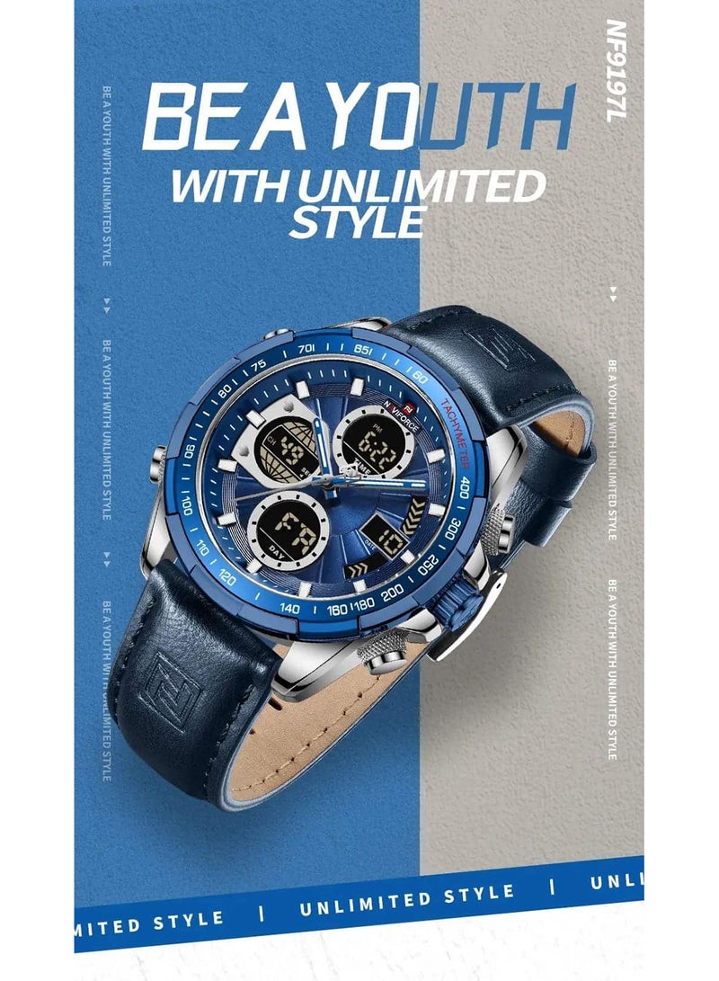 نافيفورس ساعة نافي فورس للرجال NF9197L-S-BE-BE - Image 5