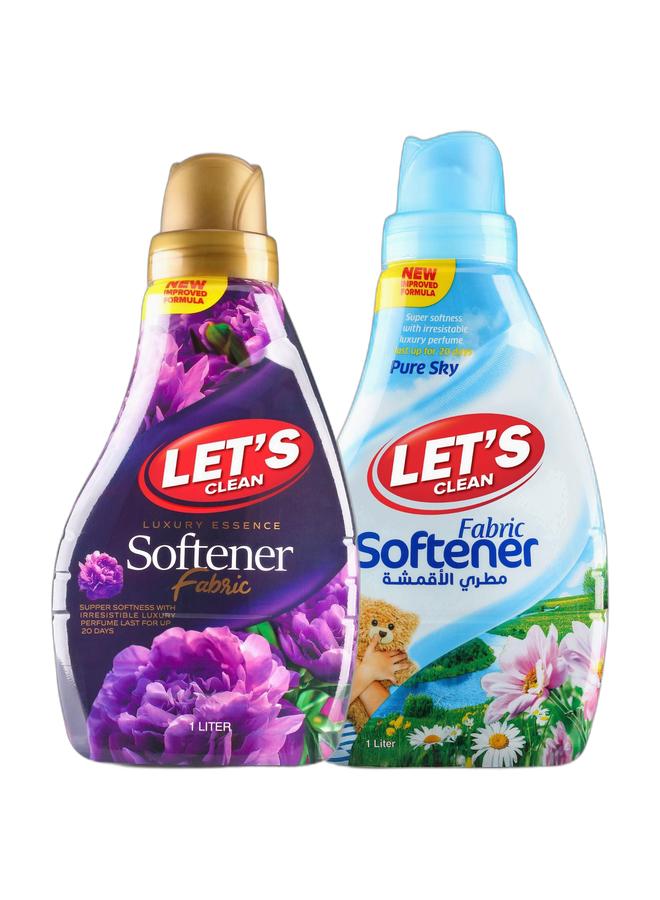 LET'S CLEAN Laundry Fabric Softener Assorted, Pack of 2 - Image 1