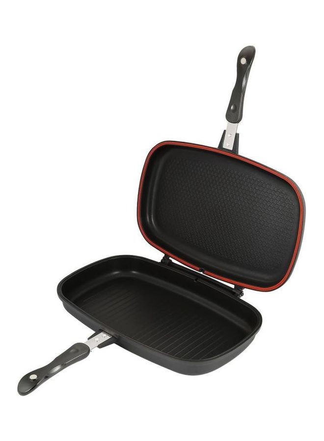 DESSINI Double Side Die Casting Grill Pan Black/Silver - Image 2
