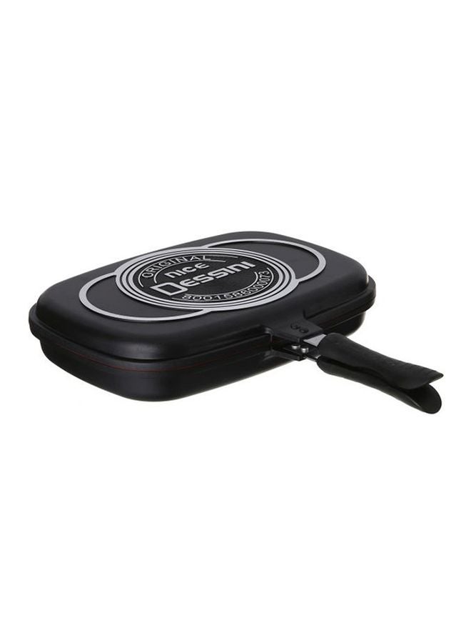 DESSINI Double Side Die Casting Grill Pan Black/Silver - Image 1