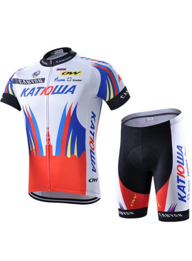 KUYING Summer Short Sleeved Cycling Suit Set  - Image 1