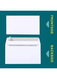 EnDoc 6 3/4 Security Envelopes Selfseal 500 Count 6 1/2 X 3 5/8 Inch Privacy Tinted Windowless Allpurpose Envelopes For Personal And Business Use 24Lb Paper Quality Bright White Envelopes  - Image 2