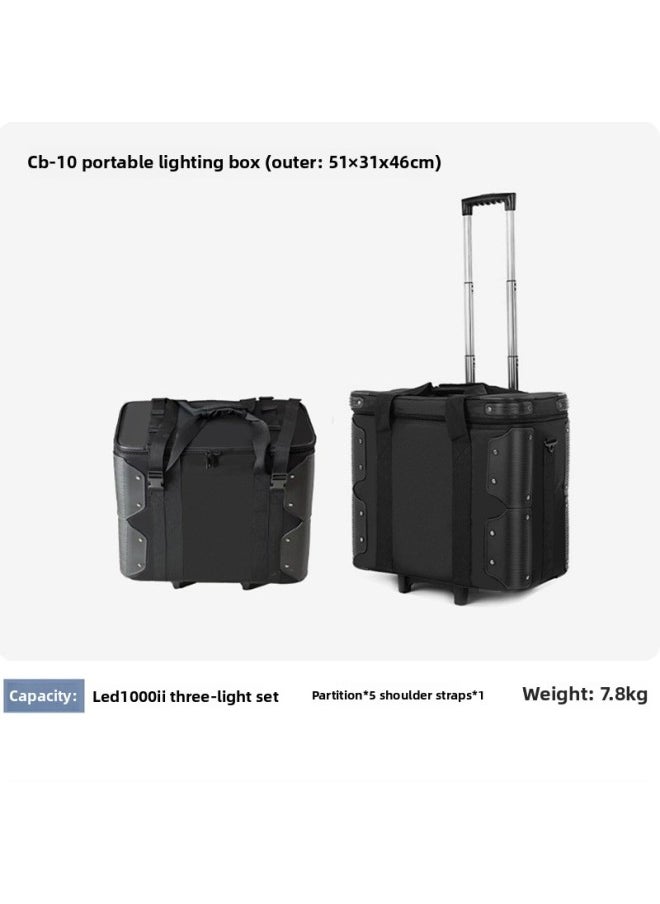 Generic - Shenniu Studio Lamp Case Protection Case Outside Photograph Lamp Flash Photograph Studio Equipment Outdoor Portable Portable-Color:CB-05 Package - Image 1