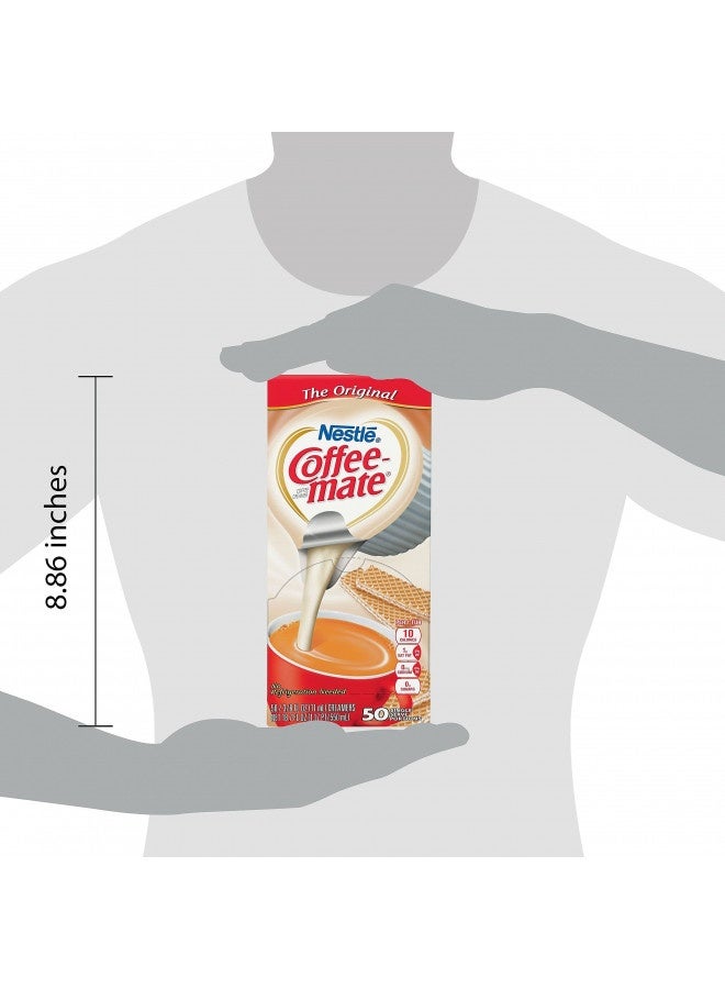 Nestle Nestle 35110 Coffee-Mate Original Flavor Creamer, Single Serve Portions, 50/Box - Image 3