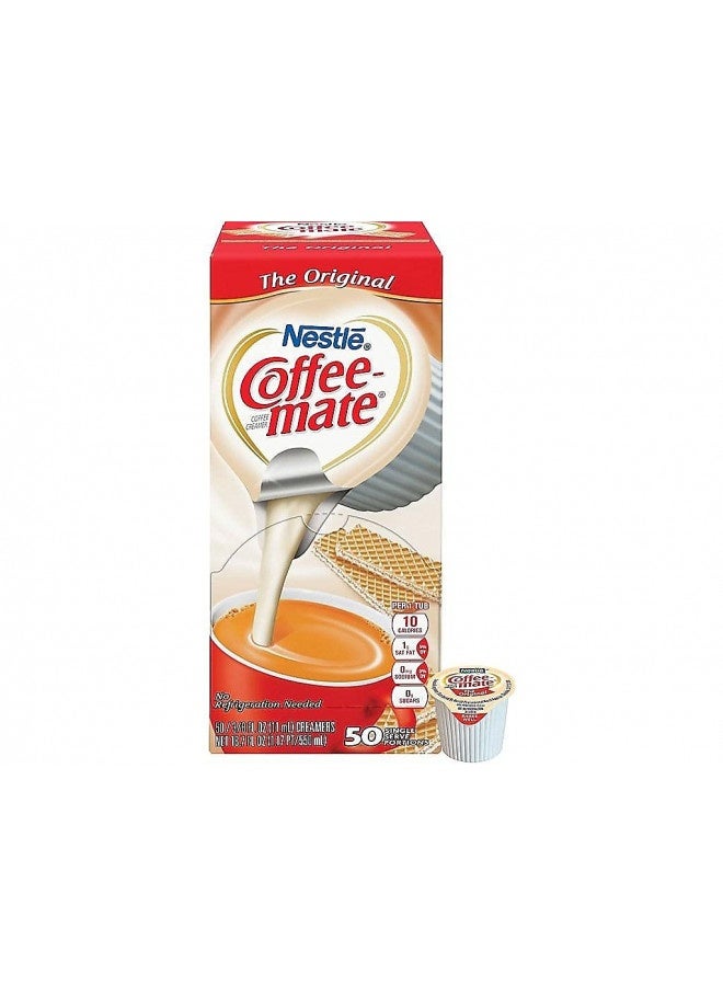 Nestle Nestle 35110 Coffee-Mate Original Flavor Creamer, Single Serve Portions, 50/Box - Image 4