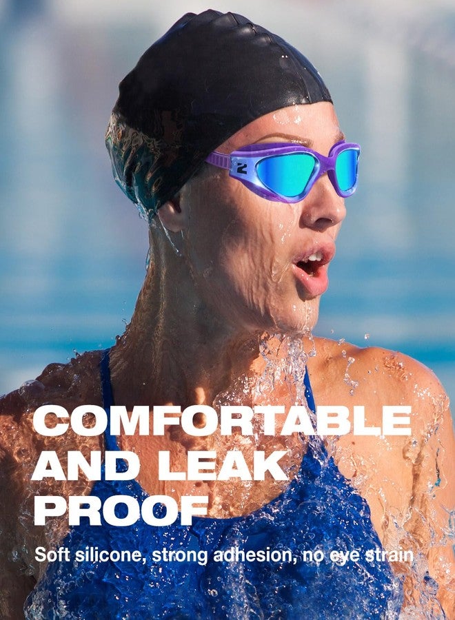 ZIONOR G1 Nava Hydrophilic Nano-Coated Super Anti-Fog Swim Goggles, Clear Vision, Leakproof for Men Women - Image 4
