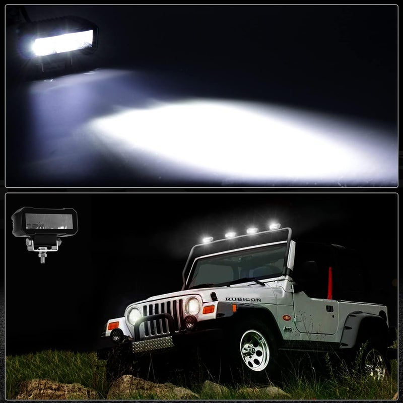 KAWELL 20W CREE LED Work Light Bar - IP67 Waterproof Flood Light for Trucks, SUVs, and ATVs - Image 5