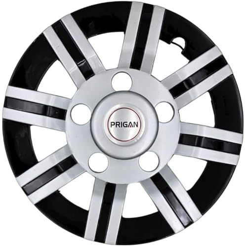 PRIGAN Wheel Cover for Force Cars 15 Inch Silver Black Wheel Cap (15 Inch) (Set of 4 Pcs) (Press Fitting) Model- Force T4-15 - Image 2