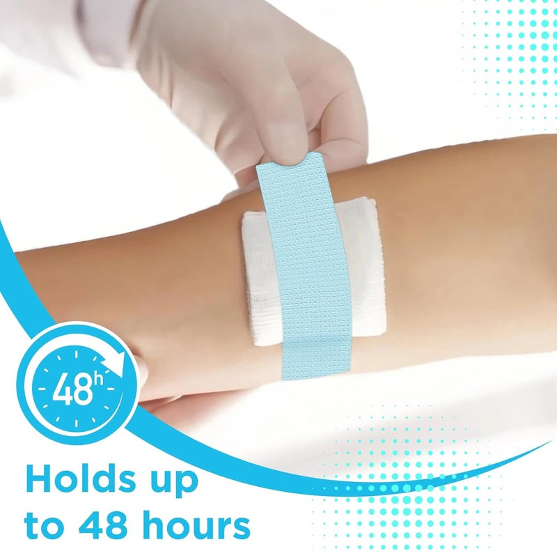 OK TAPE Silicone Medical Tape 4 Rolls for Sensitive SkinWaterproof Surgical Tape for Secures Dressings and GauzePainFree Removal Micropore Tape First Aid Bandage Tape1 x 5yd - Image 4