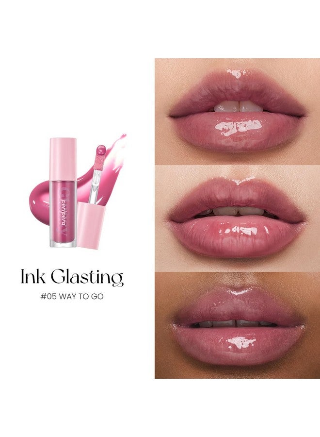 Peripera Ink Glasting Lip Gloss | Non-Sticky, High-Shine, 4Xl Wand For Easy Application, Comfortable, Plumping, Fuller-Looking Lips, Moisturizing, Long-Lasting, Vegan (005 Way To Go (New)) - Image 3