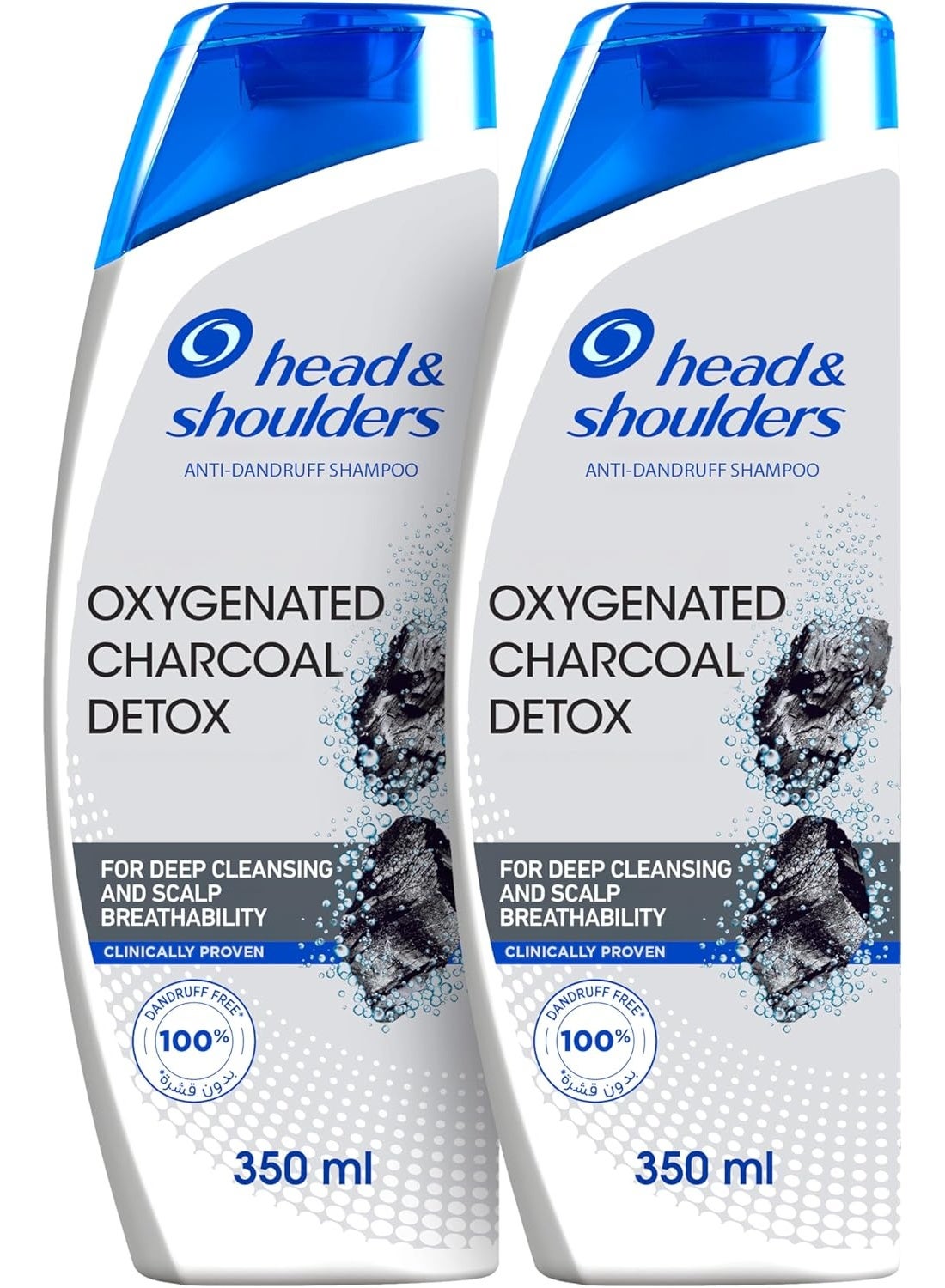 Head & Shoulders Charcoal Detox Anti-Dandruff Shampoo Value Pack 2 x 350 ml