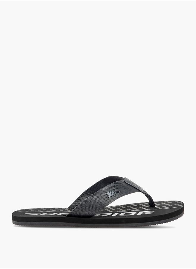 LBL by Shoexpress Men's Printed Slip-On Thong Slippers  - Image 2