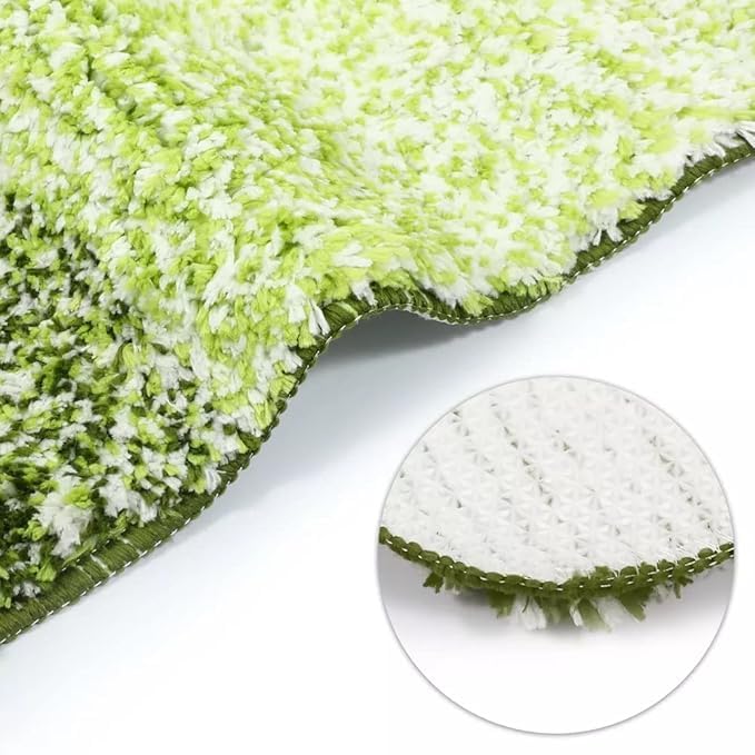 BIRZAR Home Microfiber Striped Rectangle Shaped AntiSkid Bath Mats Soft Super Absorbent Mats for Shower Washable NonSlip QuickDrying MatsPack of 1 - Image 5