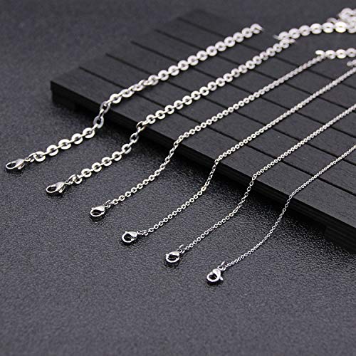 WOCRAFT 1200 Pcs Mix 4mm 5mm 6mm 7mm Stainless Steel Rings Jump Rings Connector Rings for Jewelry Making Necklaces Bracelet Earrings Keychain DIY Craft (M533) - Image 5