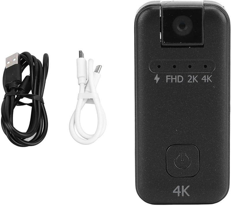 4K Mini Action Camera 256GB Gyroscopic Image Correction Timelapse Fishing Hiking - Image 1