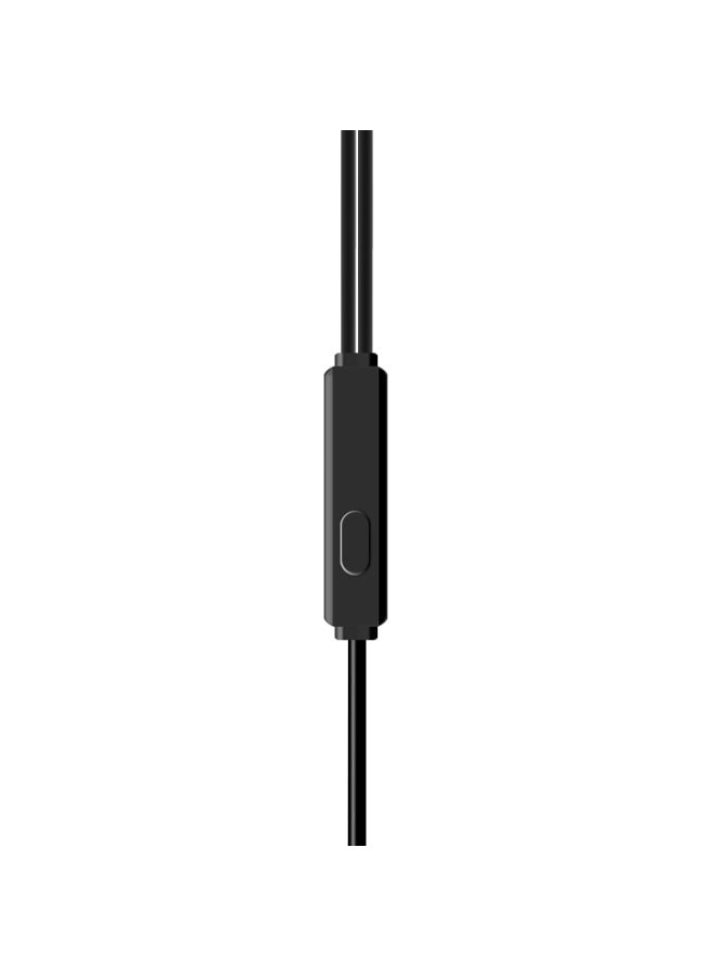 Newmine Nm-lk06 Semi In-ear Wired Headphones With Remote Control, Mobile Phone Headphones, Music Headphones, 3.5mm Jack, Compatible With Computers, Laptops And Smartphones, Black - Image 3