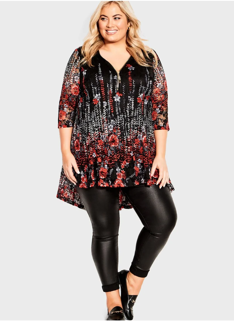 city chic Printed Top