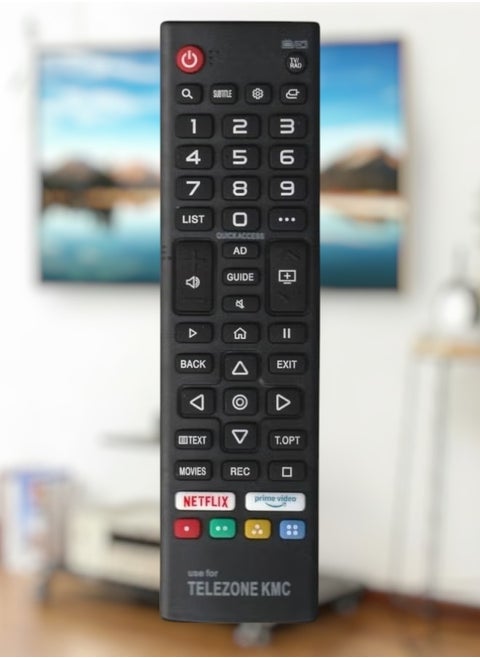 Replacement Remote Control For Telezone And Kmc Lcd Led Tv
