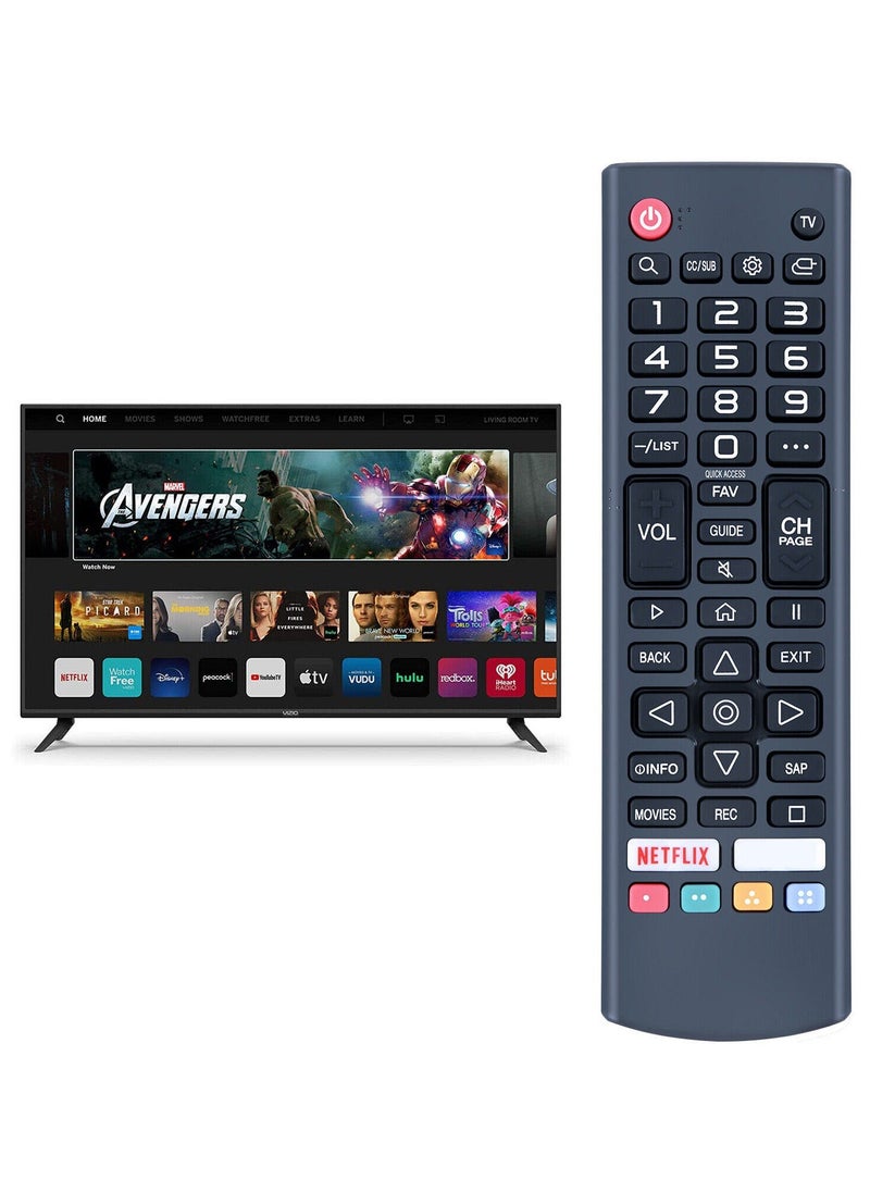 HuHa - Replacement Remote Control For Telezone And Kmc Lcd Led Tv - Image 1