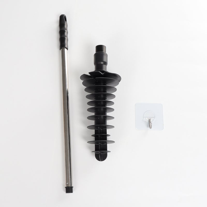Generic Manual Toilet Plunger Piston Clog RemoverBlack (blank box + Japanese manual) Black (blank box + Japanese manual) 